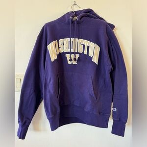 University of Washington hoodie. Purple size medium